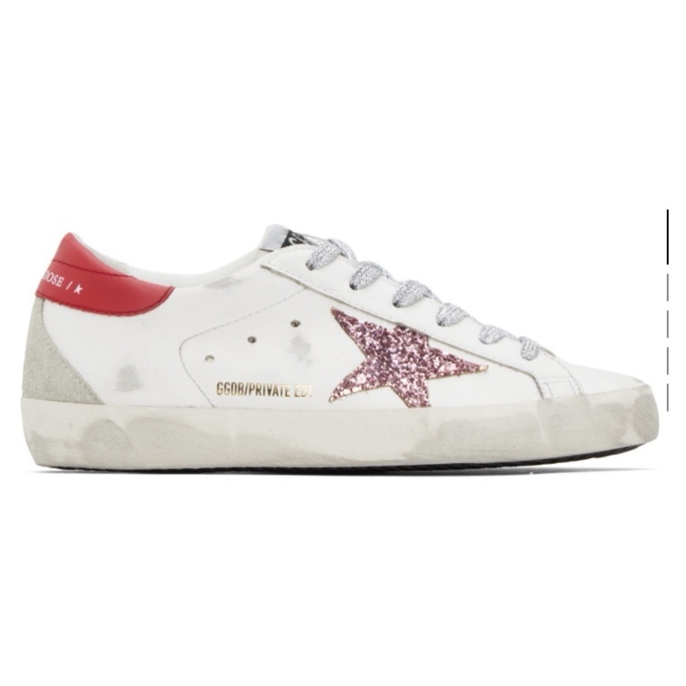 Golden Goose | red & pink glitter star